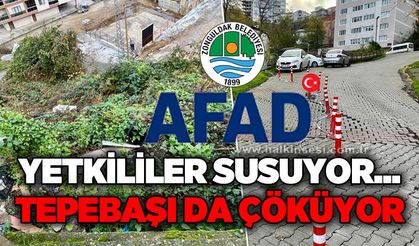 Yetkililer susuyor, Tepebaşı da çöküyor!