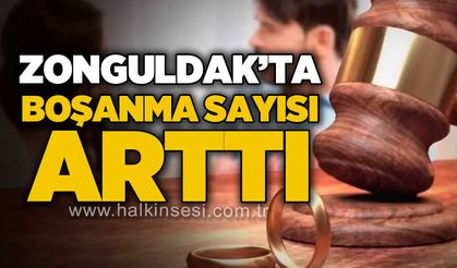 Zonguldak'ta boşanma sayısı arttı