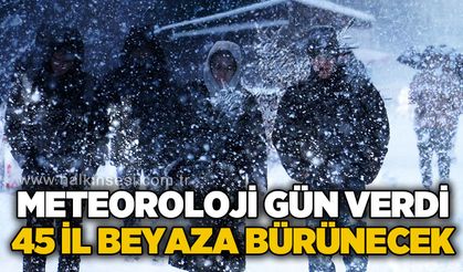 Meteoroloji kar yağışı için gün verdi: 45 il beyaza bürünecek!