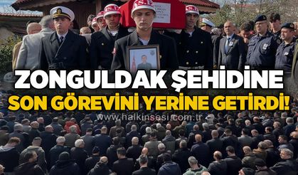 Zonguldak şehidine son görevini yerine getirdi: Şehit Kalyoncu toprağa verildi