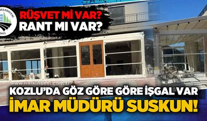 Kozlu'da göz göre göre işgal var: İmar Müdürü neden suskun?