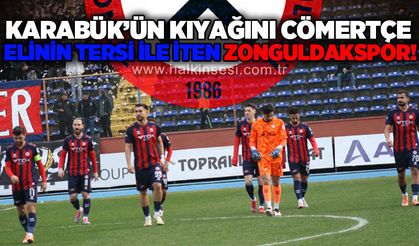 Karabük’ün kıyağını cömertçe elinin tersi ile iten Zonguldakspor!