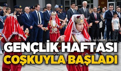 Gençlik Haftası coşkuyla başladı