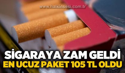 Sigaraya zam geldi: En ucuz paket 105 TL oldu!