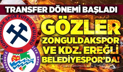 Transfer dönemi Başladı… Gözler Zonguldakspor ve Kdz. Ereğli Belediyespor'da!