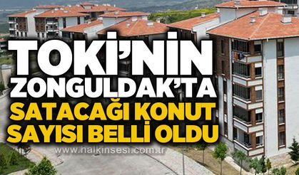 TOKİ'den ev sahibi olmak isteyenlere müjde: Zonguldak'ta satılacak konut sayısı belli oldu!