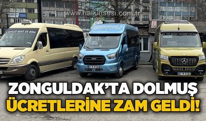 Zonguldak’ta dolmuş ücretlerine zam geldi! İşte yeni tarife
