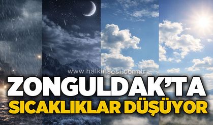 Zonguldak’ta sıcaklıklar düşüyor: Çarşamba günü sağanak yağış bekleniyor