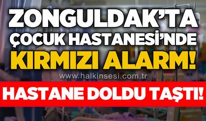 Zonguldak’ta Kadın Doğum ve Çocuk Hastanesi’nde yoğunluk: Acil servis doldu taştı