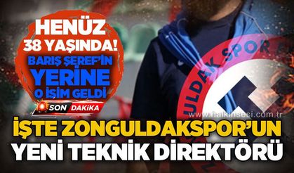 Zonguldakspor’da Barış Şeref’in yerine göreve o geldi… Henüz 38 yaşında!