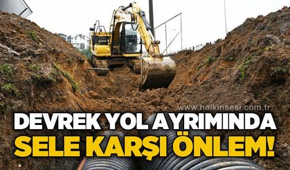 Potbaşı ve Devrek Yol Ayrımı'nda su baskınlarına karşı kalıcı önlem!