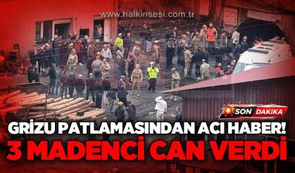 Zonguldak'ta grizu faciasından acı haber: 3 madenci can verdi!