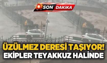 Zonguldak'ta dere taşma tehlikesiyle karşı karşıya! Su seviyesi yükseldi