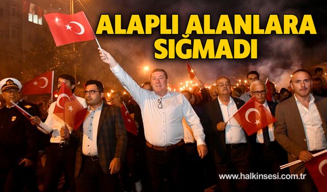 Alaplı alanlara sığmadı