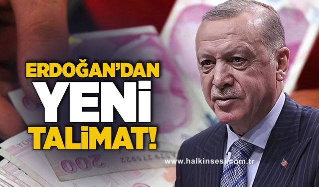 Cumhurbaşkanı Erdoğan'dan yeni talimat!