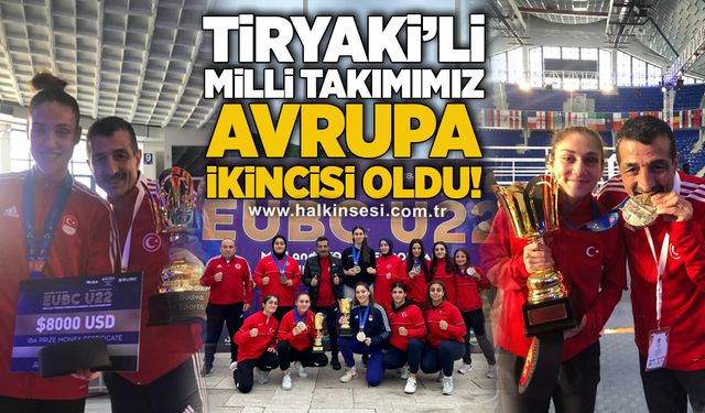 Tiryaki'li Milli Takımımız Avrupa İkincisi Oldu!