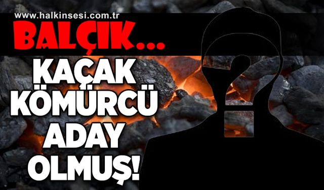 Kaçak kömürcü aday olmuş!