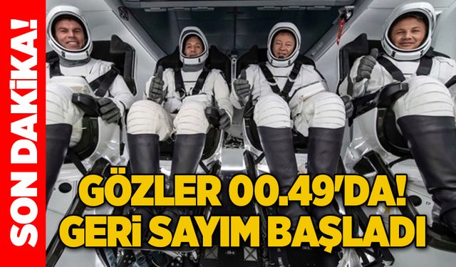 İlk Türk Astronot Alper Gezeravcı, uzaya fırlatıldı