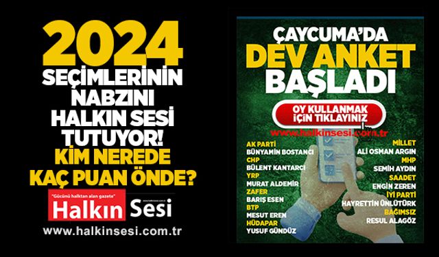 Çaycuma Belediyesi 2024 Yerel Seçimleri