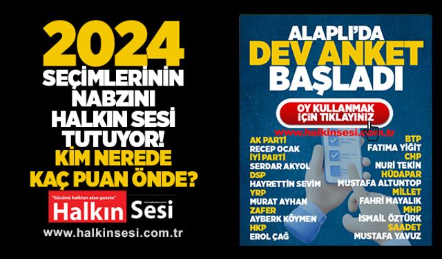 Alaplı Belediyesi 2024 yerel seçimleri