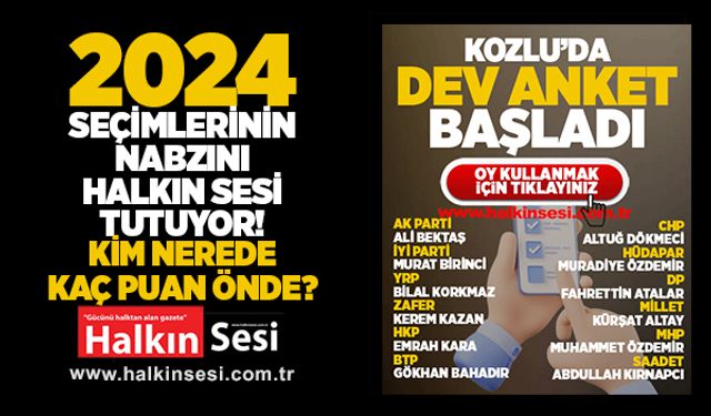 Kozlu Belediyesi 2024 Yerel Seçimleri