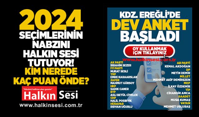 Ereğli Belediyesi 2024 Yerel Seçimleri