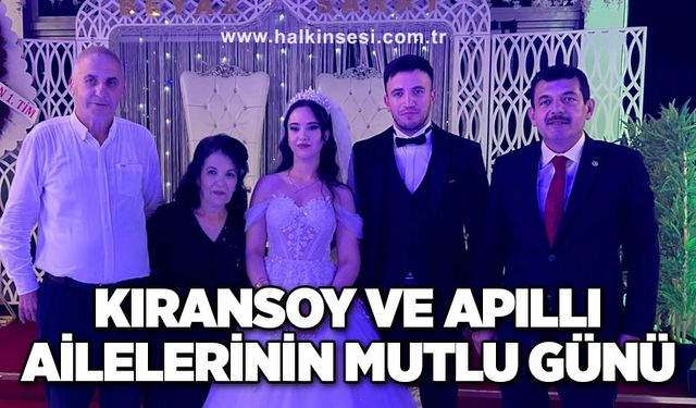 Kıransoy ve Apıllı ailelerinin mutlu günü