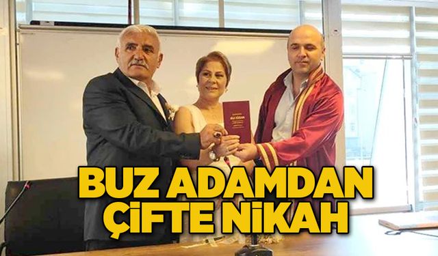 Buz adamdan çifte nikah