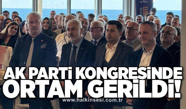 AK Parti kongresinde ortam gerildi!