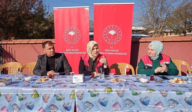 Düzce’de tarım sahada çiftçi buluşmaları devam ediyor