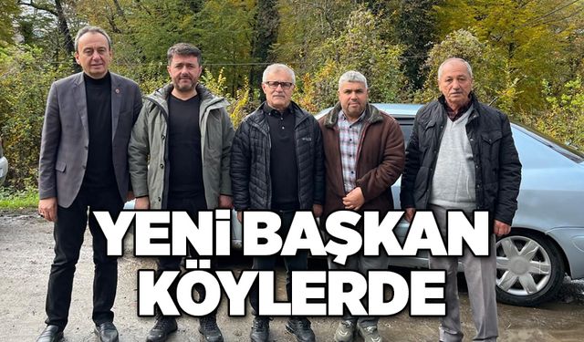 Yeni başkan köylerde