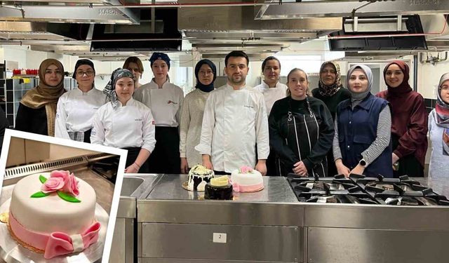 KASEM’de Kendi Yaş Pastalarını Yapıp Sertifika Aldılar