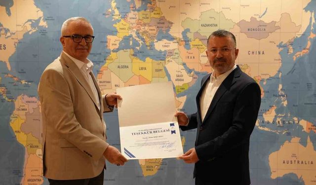 Karabük Üniversitesi’nden Dadaşlar Derneği’ne teşekkür