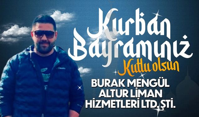 Burak Mengül Kurban Bayramı'nı kutladı
