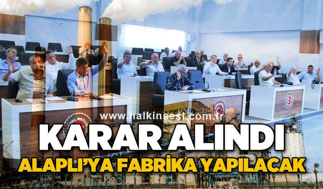 Alaplı'ya fabrika yapılacak