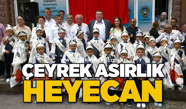 Çeyrek asırlık heyecan: 55 çocuk erkekliğe ilk adımını attı