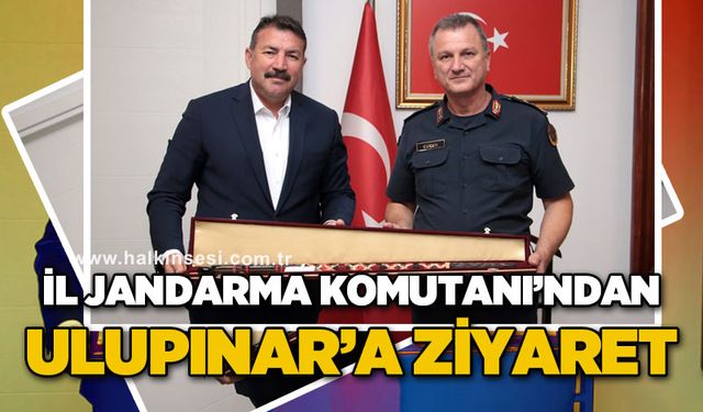 İl Jandarma Komutanı‘ndan ziyaret
