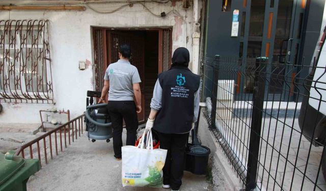 Büyükşehir’den 7 ayda 2 bin 288 ev temizliği hizmeti