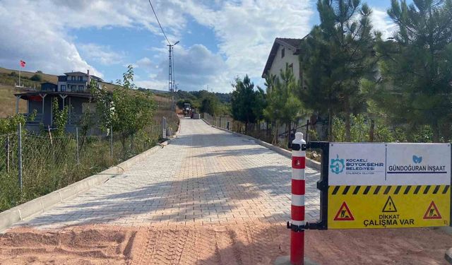 Kocaeli’de kırsal mahalle yolları yenileniyor