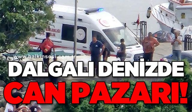 Dalgalı denizde can pazarı