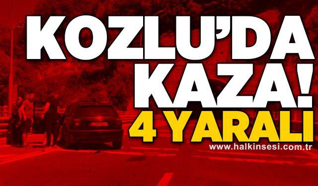 Kozlu’da kaza! 4 yaralı