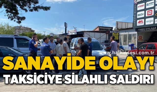 Alkollü yolcu, taksi şoförüne kurusıkı silah çekti