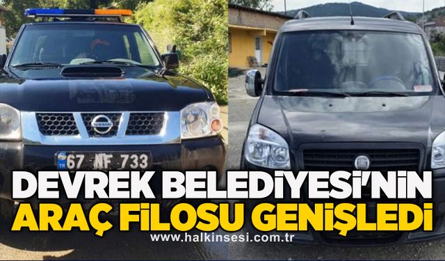 Devrek Belediyesi'nin araç filosu genişledi