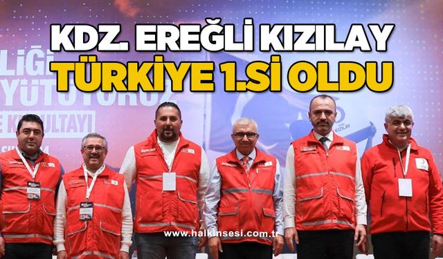 Kdz. Ereğli Kızılay, Türkiye 1.si oldu