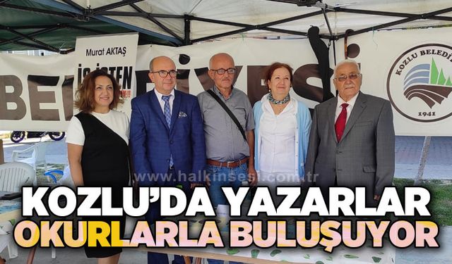 Kozlu'da yazarlar okurlarla buluşuyor