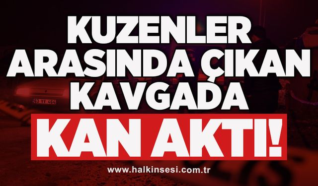Kuzenler arasında çıkan kavgada kan aktı!