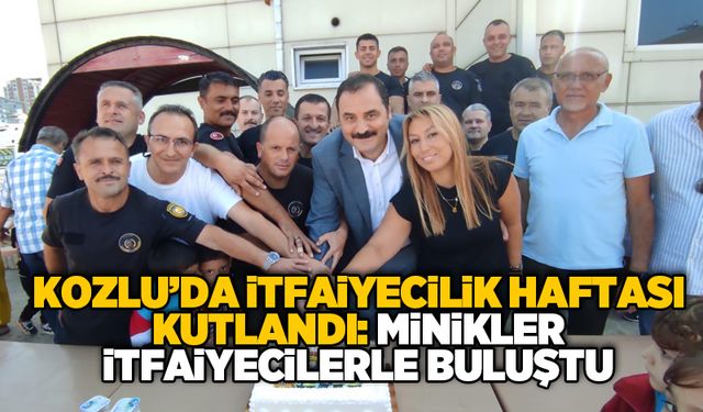Kozlu’da İtfaiyecilik Haftası kutlandı: Minikler itfaiyecilerle buluştu