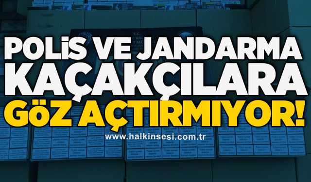 Polis ve jandarma kaçakçılara göz açtırmıyor!