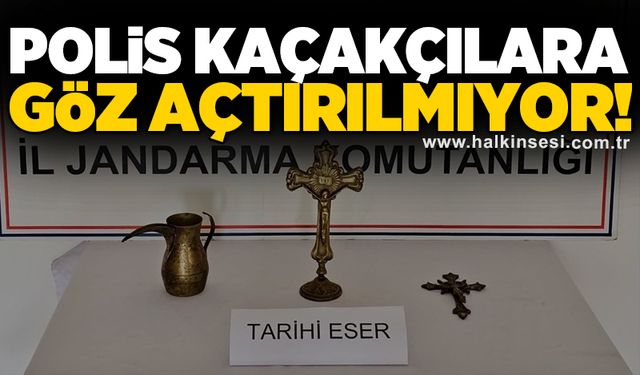 Polis kaçakçılara göz açtırılmıyor!