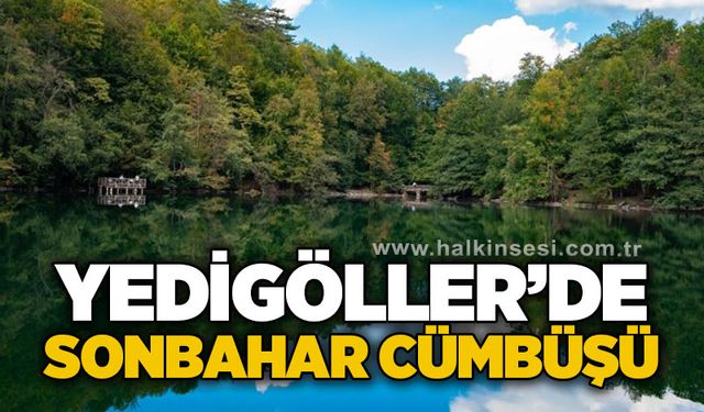 Yedigöller'de sonbahar cümbüşü